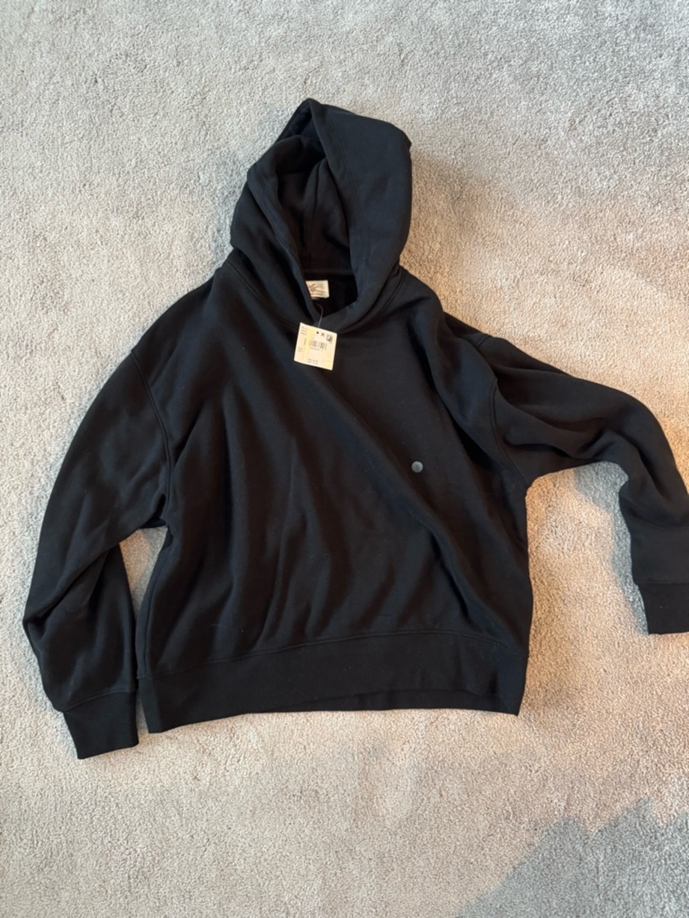 American Eagle Outfitters Black Hooded Pullover